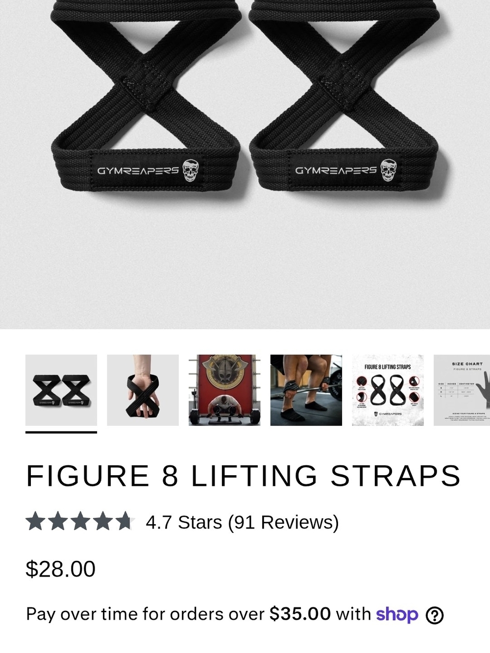 Figure 8 Lifting Straps – Black